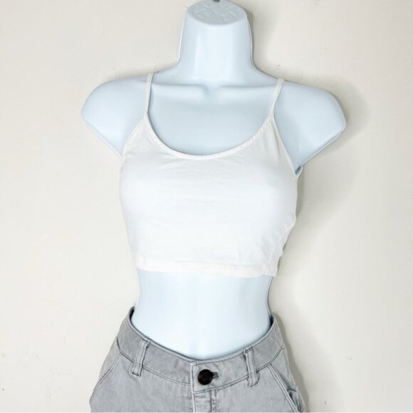 Wilfred Free Aritzia Women's Tank Top Cropped White Size XXS - Picture 14 of 14
